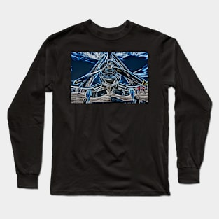 WWII Navy Corsair Fighter Long Sleeve T-Shirt